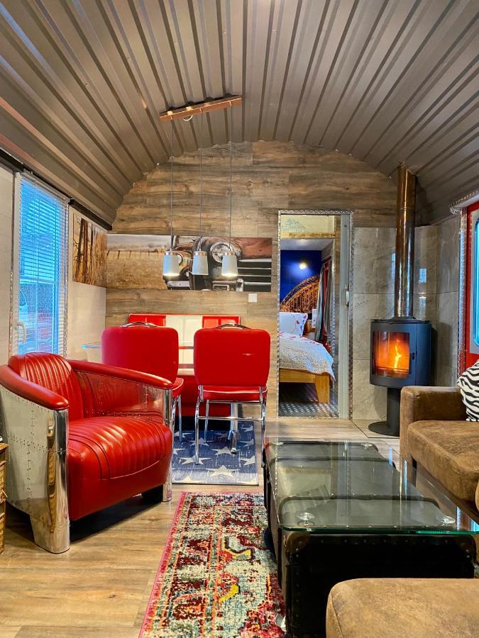 Gleis 2, Waggon Mit Ofen, Optional Mit Whirlpool Und Sauna Dahlem  Exterior foto