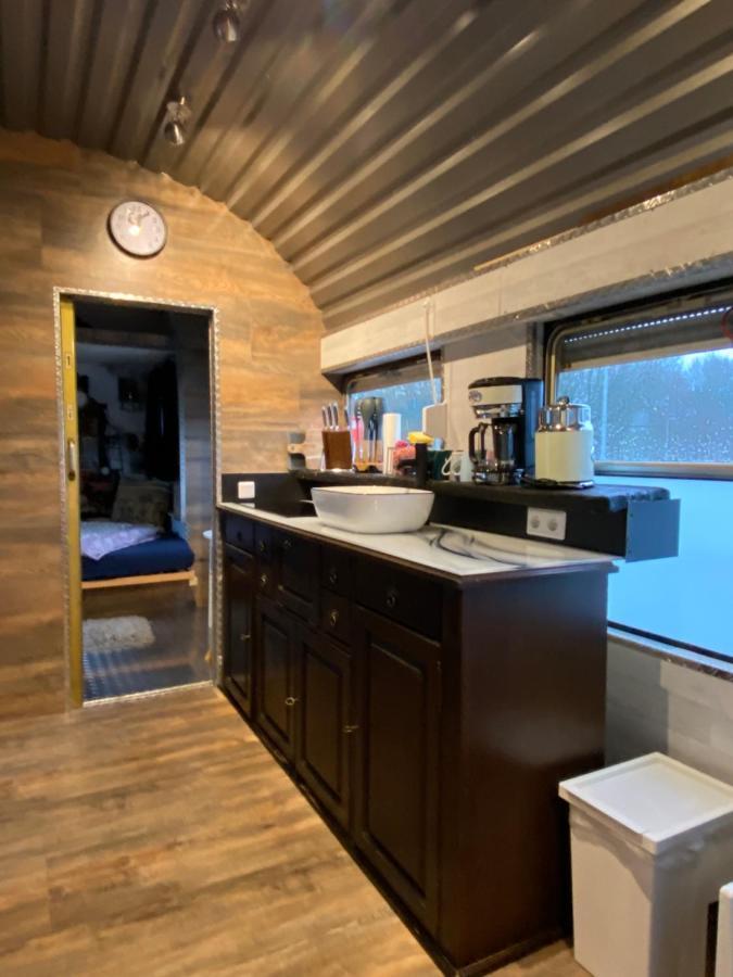 Gleis 2, Waggon Mit Ofen, Optional Mit Whirlpool Und Sauna Dahlem  Exterior foto
