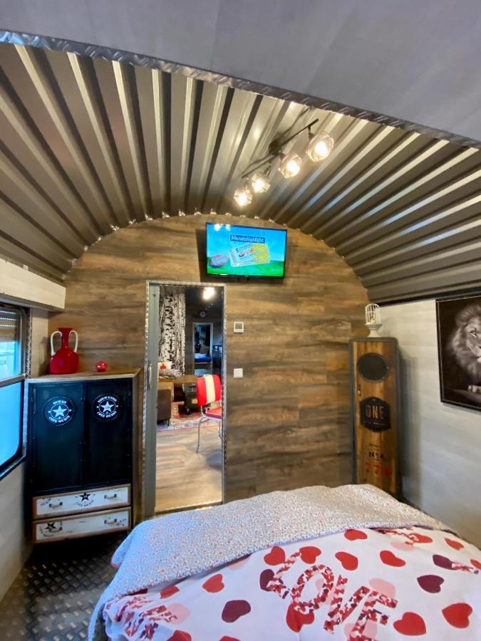 Gleis 2, Waggon Mit Ofen, Optional Mit Whirlpool Und Sauna Dahlem  Exterior foto